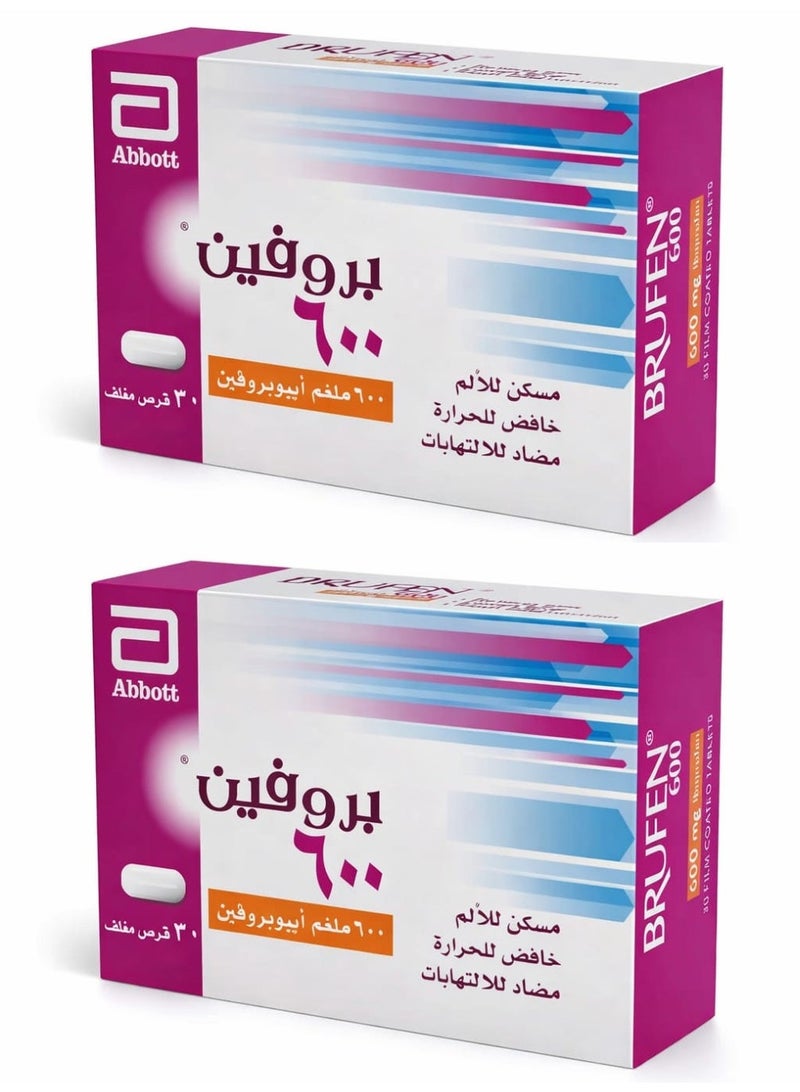 Abbott Pack Of 2 Brufen 600 mg Tablet 30 pcs - Image 1